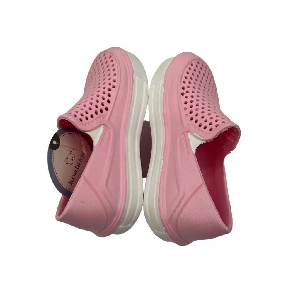 NWT Koala Kids Pink Slip On Water Shoes Size 7 Toddler Girl's
